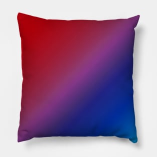 Diagonal Ombre Red Pillow