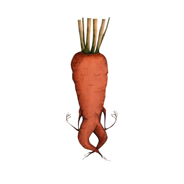 yoga carrot by KindSpirits