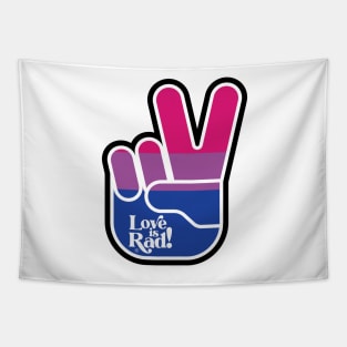 Love is Rad! | Peace Sign Tapestry