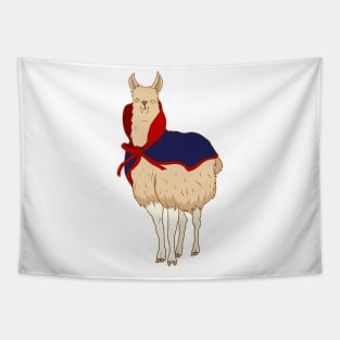 Cute Vampire Llama Halloween Funny Vampire-Llama Tapestry