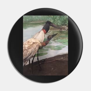 Intriguing Storks Pin