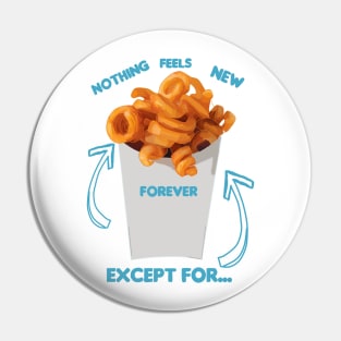 James Acaster- Curly Fries Pin