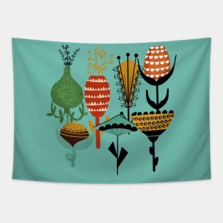 Out of this world flowers Tapestry