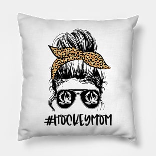 Hockey Mom Messy Bun, Mom Life Messy Bun Mothers Day Pillow