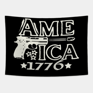 1776 America 2nd Amendment Tapestry