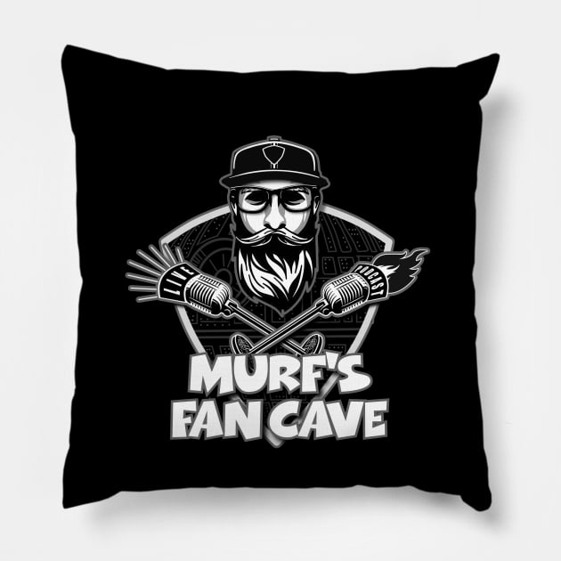 2021 Murf's Fan Cave Logo Pillow by Raiders Fan Radio swag!