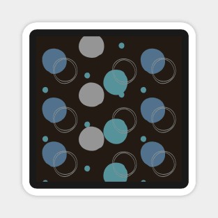 Minimal Colorful Abstract Pattern Magnet