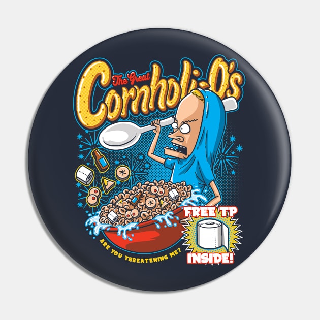 Cornholi-Os Pin by CoDDesigns