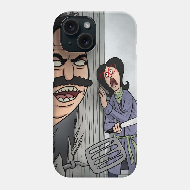 Bobs Burgers Here's Bobby The Shining Horror Pardoy Phone Case by AtomicMadhouse