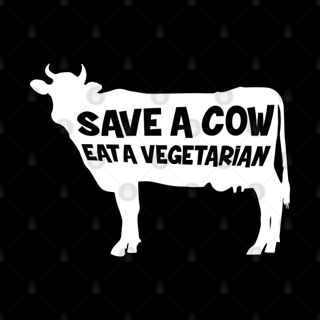 Eat a Vegetarian - Anti Vegan Funny Meat Lover by PugSwagClothing