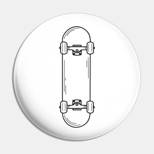 simple Skateboard Pin