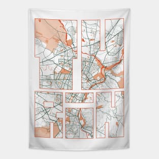 Turin, Piedmont, Italy City Map Typography - Bohemian Tapestry