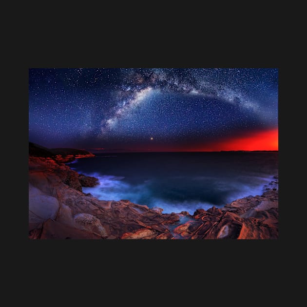 Milky Way over Bouddi National Park by dags