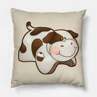 Chocolate Scented Cow Pillow Design Pillow