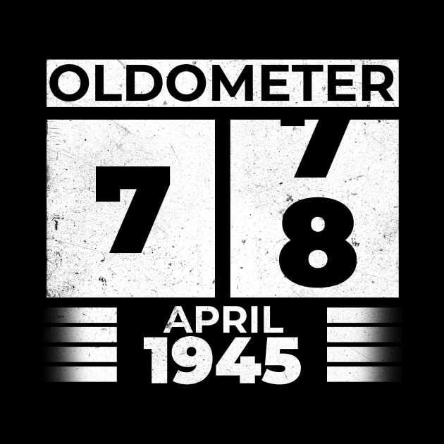 Oldometer 78 Years Old Born In April 1945 by RomanDanielsArt