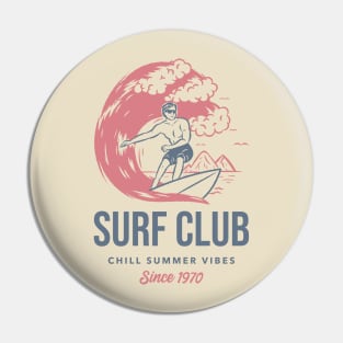 surf club Pin