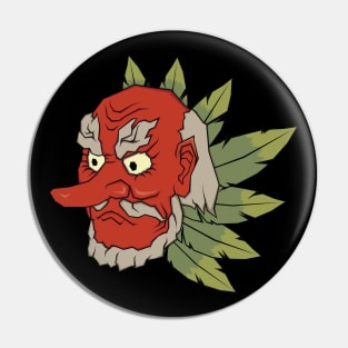 Tengu Yokai Pin