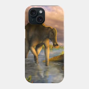 Hypacrosaurus at Dawn Paleoart Phone Case