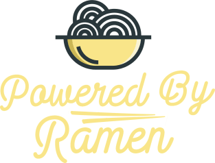 Powered By Ramen Noodles Magnet