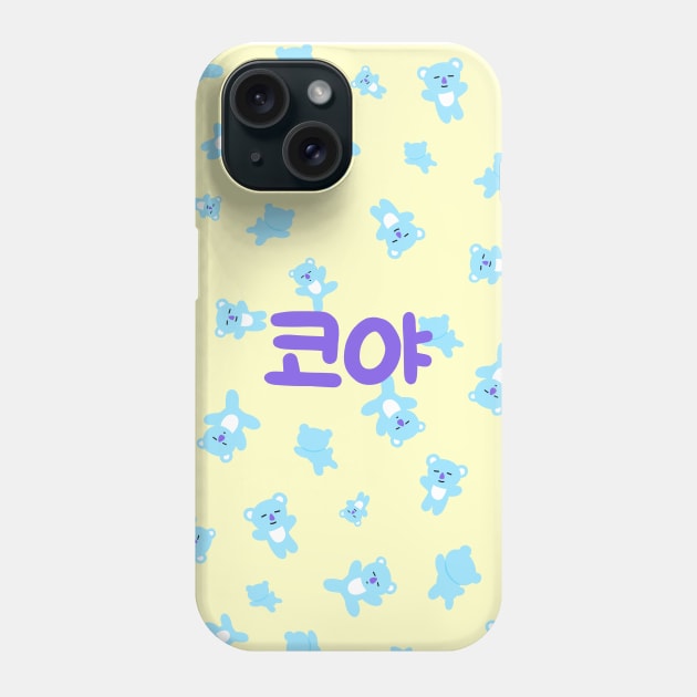 BT21 Koya Pattern Phone Case by ZeroKara