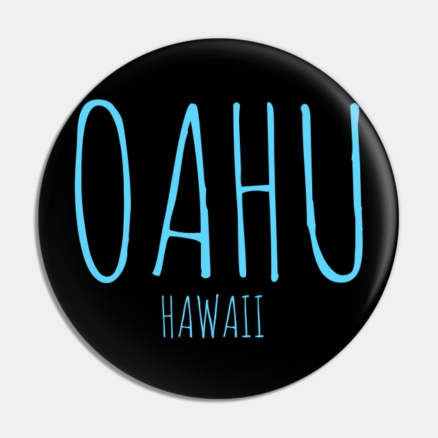 Oahu Hawaii Pin by Coreoceanart