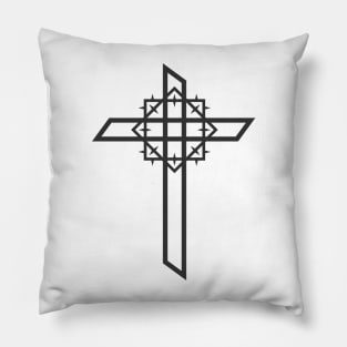 Cross of Jesus Christ and crown of thorns Pillow