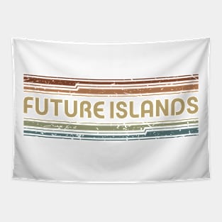 Future Islands Retro Lines Tapestry