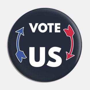 Vote US! Pin
