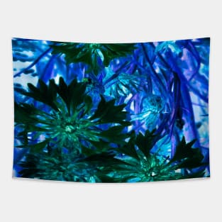 Cooled Winter Flowers Tapestry