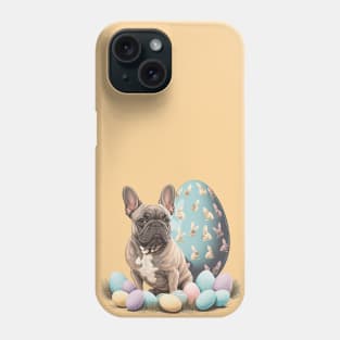 French Bulldog happy easter day Phone Case