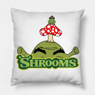 Shrooms on Shrek Pillow