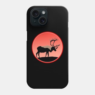 Caribou at Sunset Phone Case