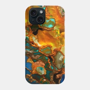 Gemstone Agate Jasper texture 17 Phone Case