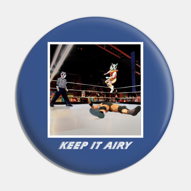 Keep it Airy: Wrestling Tee Pin by Keep it Airy