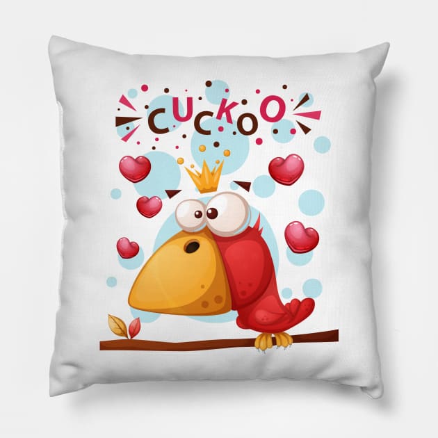 CUCKOO BIRD Pillow by The Ring