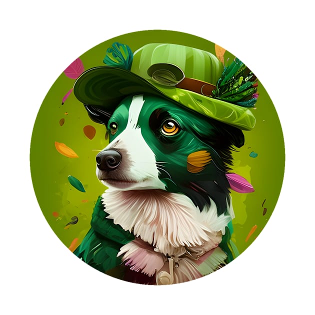 Beautiful Lady Dog St. Patrick's Day by WilliamHoraceBatezell