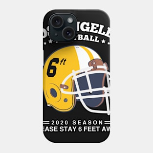 2020 NFL Los Angeles Chargers Spirit Stay 6ft Away Phone Case