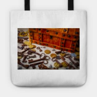 Treasure Chest And Skeleton Keys Tote