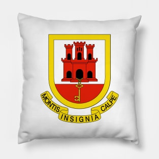 Official seal of Gibraltar Pillow