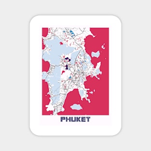 Phuket - Thailand MilkTea City Map Magnet