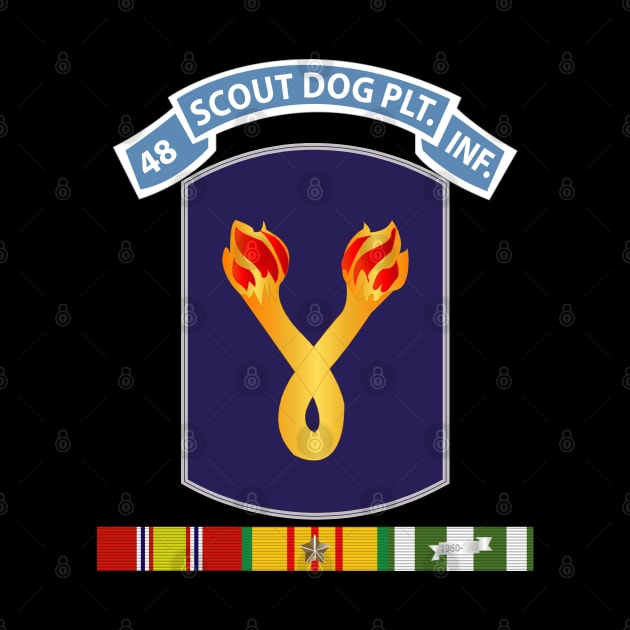 48th Inf Scout Dog Plt Tab - 196th Inf Bde w VN SVC wo Txt by twix123844