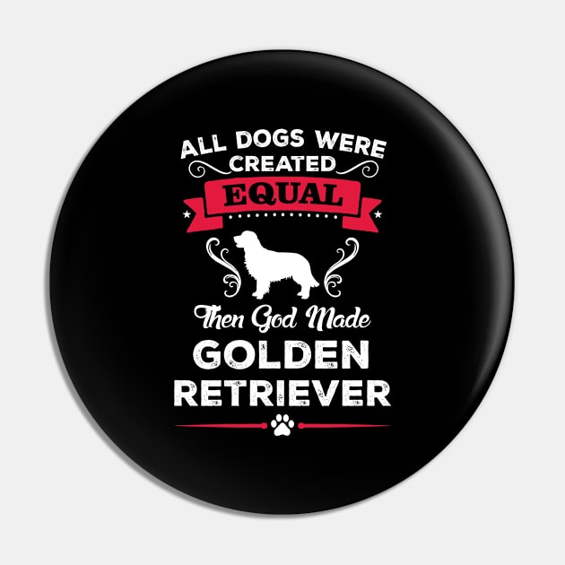 Golden Retriever Pin by Republic Inc