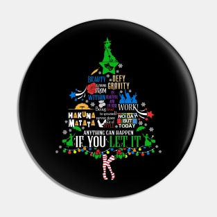 Ugly Broadway Christmas Tree Pin