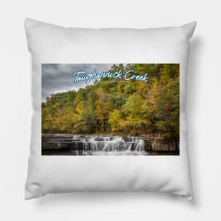 Taughannock Creek Tompkins County New York Pillow