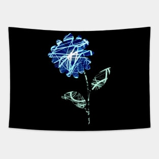 Neon Flower Tapestry