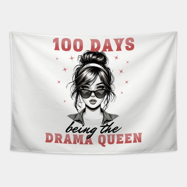 100 Days being the Drama Queen Tapestry by Ingridpd