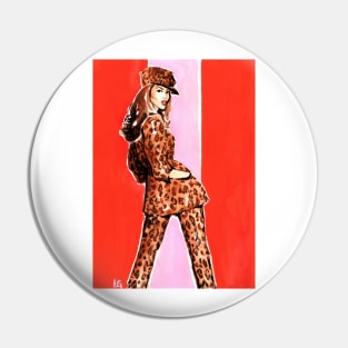 Fashionista woman Pin