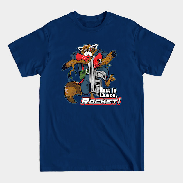 Discover Hang in there, Rocket - 70s - T-Shirt