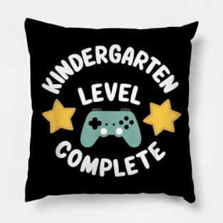 KINDERGARTEN LEVEL COMPLETE  Gamer Kindergarten Graduation Pillow