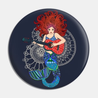 Musical Mermaid Pin